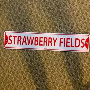 Strawberry Field Sign